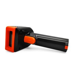 Bezprzewodowy skaner kodów kreskowych 1D 2D QR Aztec MaxiCode z wyświetlaczem i mocną baterią 2600mAh