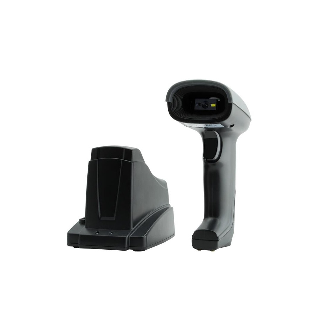 Skaner kodów 1D 2D QR Aztec Maxicode z bazą Bluetooth 2.4G i kablem USB szybki skan i mocna bateria