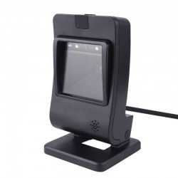 Stacjonarny skaner kodów kreskowych 1D 2D QR RS-232 i USB podójny interfejs