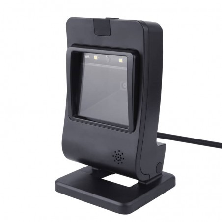 Stacjonarny skaner kodów kreskowych 1D 2D QR RS-232 i USB podójny interfejs