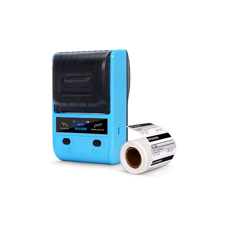 Mobilna Drukarka termiczna do etykiet samoprzylepnych 203DPI Bluetooth NFC OLED