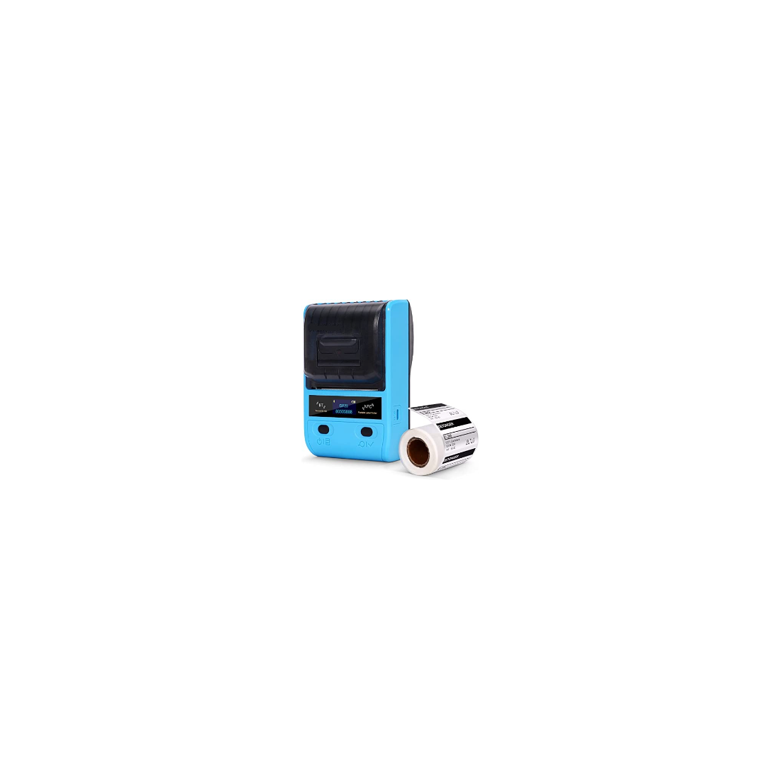 Mobilna Drukarka termiczna do etykiet samoprzylepnych 203DPI Bluetooth NFC OLED