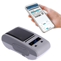 Bluetooth i przewodowa mobilna drukarka termo-transferowa 203 dpi 50MM