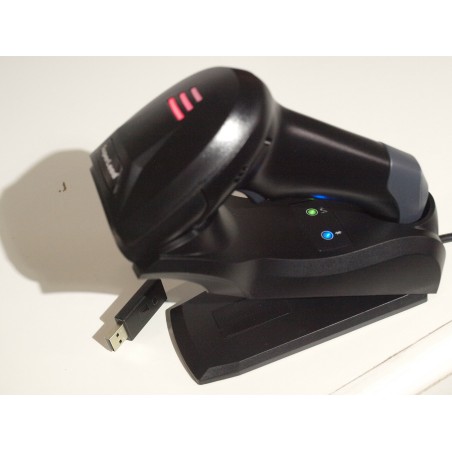 Skaner kodów kreskowych 1D 2D z ruchomą regulowaną podstawką 2.G Bluetooth