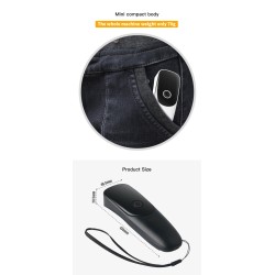 Kieszonkowy mini czytnik kodów kreskowych 1D 2D QR Bluetooth 2.4G Windows Android Mac 4mil