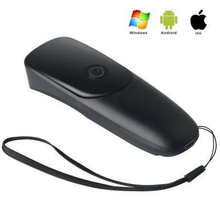 Kieszonkowy mini czytnik kodów kreskowych 1D 2D QR Bluetooth 2.4G Windows Android Mac 4mil