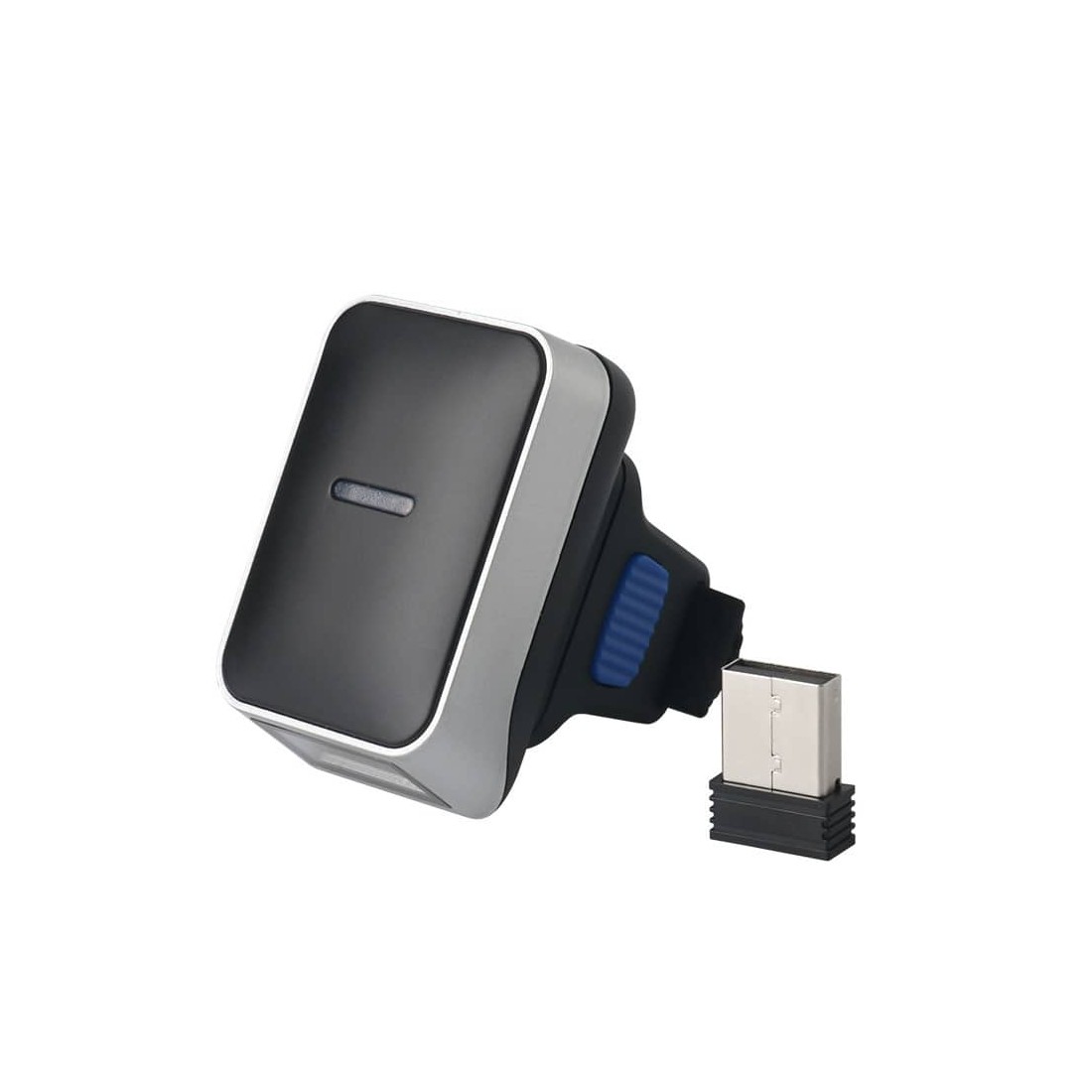 Bezprzewodowy laserowy skaner kodów kreskowych na palec 1D Bluetooth 450mAh szybki 300/s
