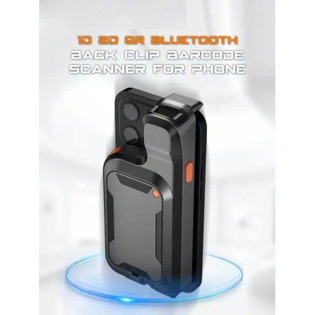 Nakładka na telefon z funkcją czytnika kodów kreskowych 1D 2D do telefonu Bluetooth