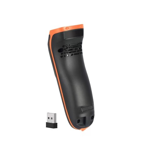 Kieszonkowy czytnik kodów kreskowych z wyświetlaczem Bluetooth 2.4G i kabel