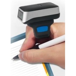 Bezprzewodowy skaner kodów kreskowych na palec 1D 2D Bluetooth 450mAh szybki