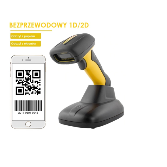 WODOSZCZELNY PRZEMYSŁOWY 2.4G BEZPRZEWODOWY CZYTNIK KODÓW 1D 2D QR IP67 WODOODPORNY WODOSZCZELNY PRZEMYSŁOWY 2.4G BEZPRZEWODOWY CZYTNIK KODÓW 1D 2D QR IP67 WODOODPORNY