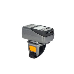 Czytnik kodów kreskowych na palec z wyświetlaczem LCD Bluetooth 2.4G bateria 500 mAh