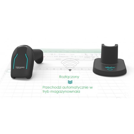 Bezprzewodowy USB i Bluetooth 3 w 1 Skaner kodów kreskowych 1D 2D kody PCB (Printed Circuit Board) DPM (Direct Part Marking)