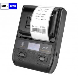 Bezprzewodowa i przewodowa przenośna Bluetooth mini drukarka termiczna do etykiet kieszonkowa 1D 2D