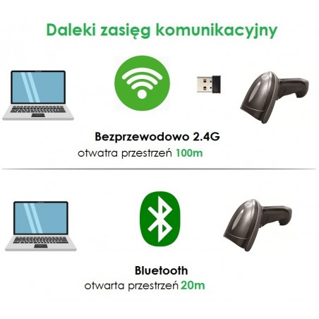 Czytnik kodów QR Aztec MaxiCode PCB DPM Bezprzewodowy 2.4G Bletooth 40 kabel USB