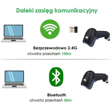 Bluetooth i 2.4G Bezprzewodowy skaner kodów OCR z dokumentów tożsamości i dowodu rejestracyjnego Auta