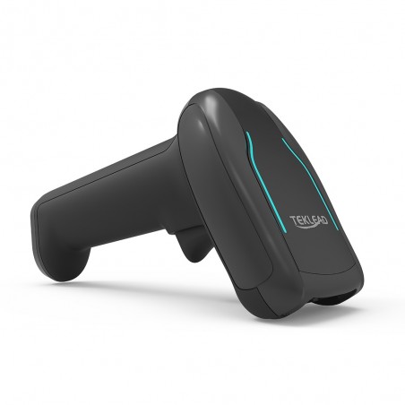 Skaner kodów kreskowych 1D 2D QR Aztec Data Matrix PDF417 2.4G Bluetooth kabel z bazą