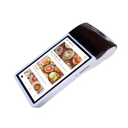Bezprzewodowy terminal POS z wbudowaną drukarką 58mm dotykowy ekran NFC bateria 6000mAh