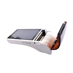 Bezprzewodowy terminal POS z wbudowaną drukarką 58mm dotykowy ekran NFC bateria 6000mAh