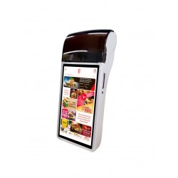 Bezprzewodowy terminal POS z wbudowaną drukarką 58mm dotykowy ekran NFC bateria 6000mAh