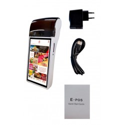 Bezprzewodowy terminal POS z wbudowaną drukarką 58mm dotykowy ekran NFC bateria 6000mAh
