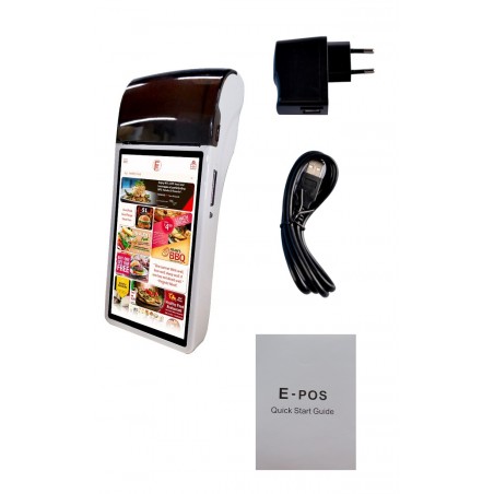 Bezprzewodowy terminal POS z wbudowaną drukarką 58mm dotykowy ekran NFC bateria 6000mAh